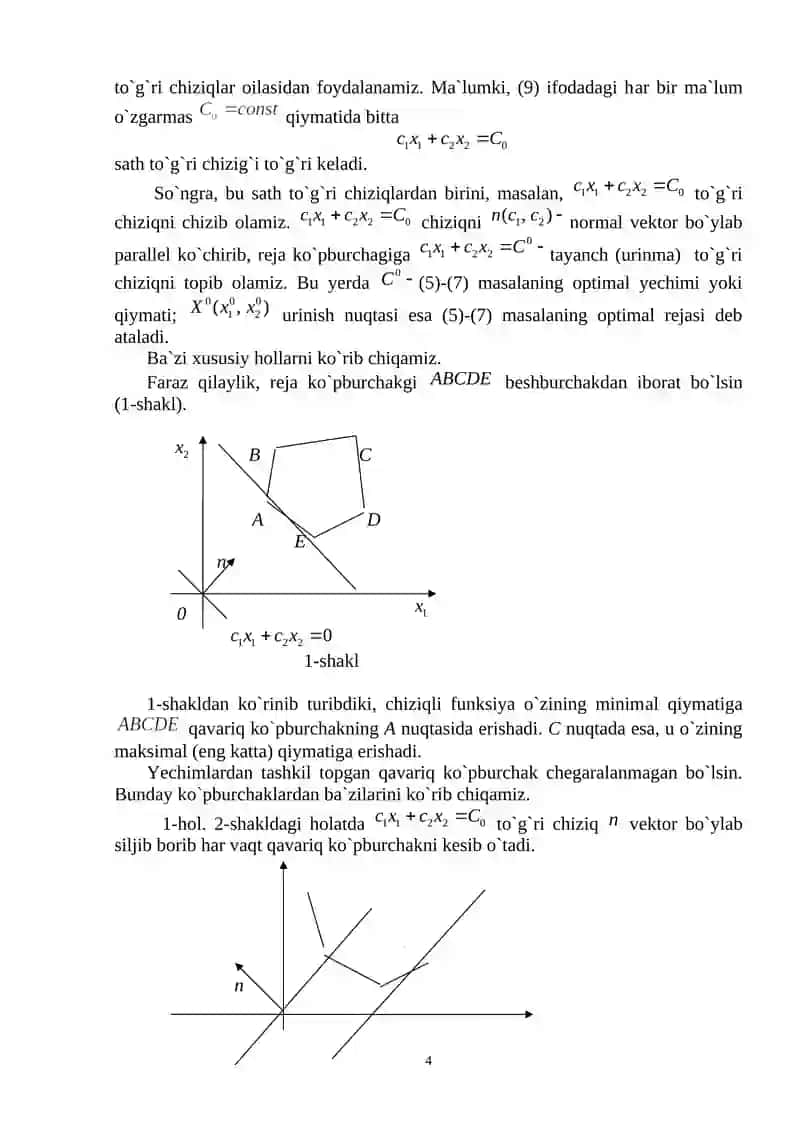 Chiziqli Programmalashtirish 4