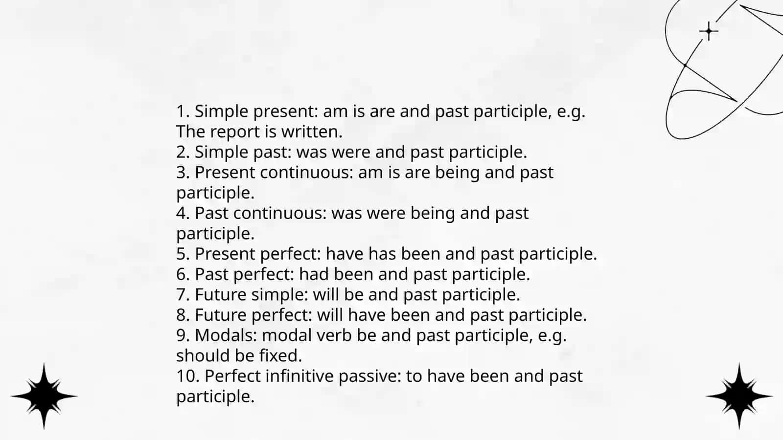 Passive voice 4