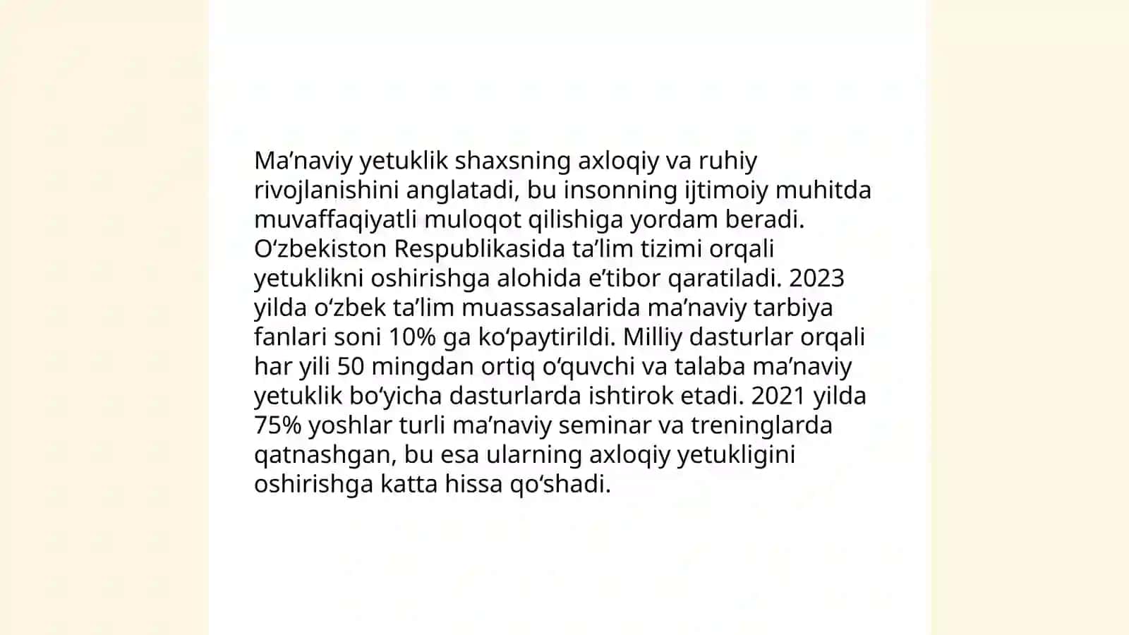 Axloqiy tarbiya 4