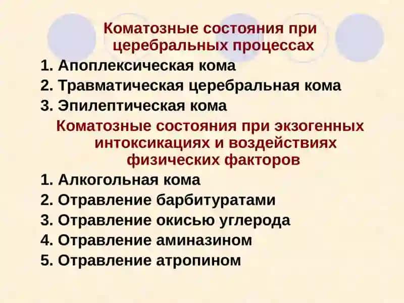 КОМАТОЗНЫЕ СОСТОЯНИЯ 4