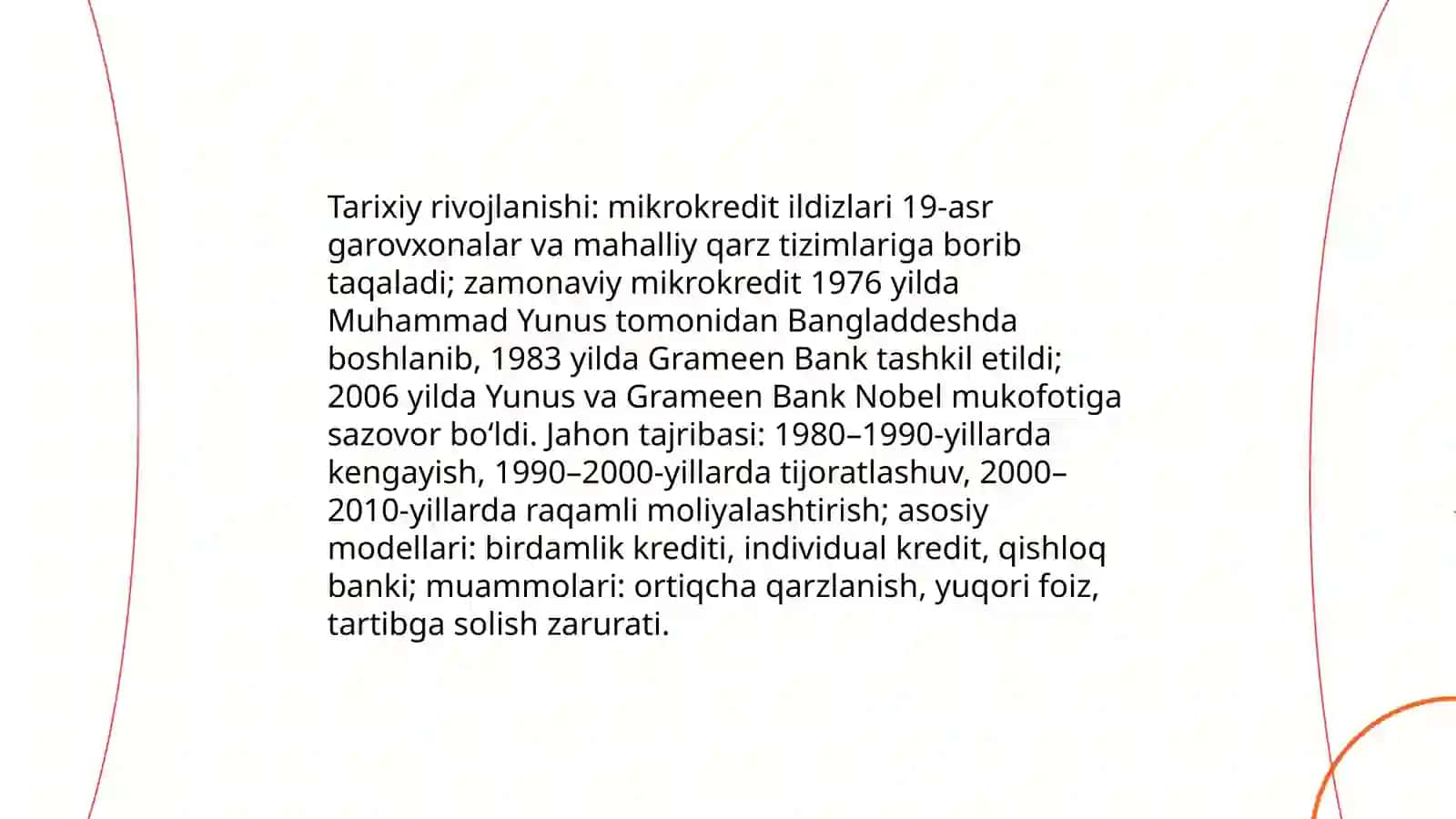 Mikrokredit tushunchasi va xususiyatlari 4