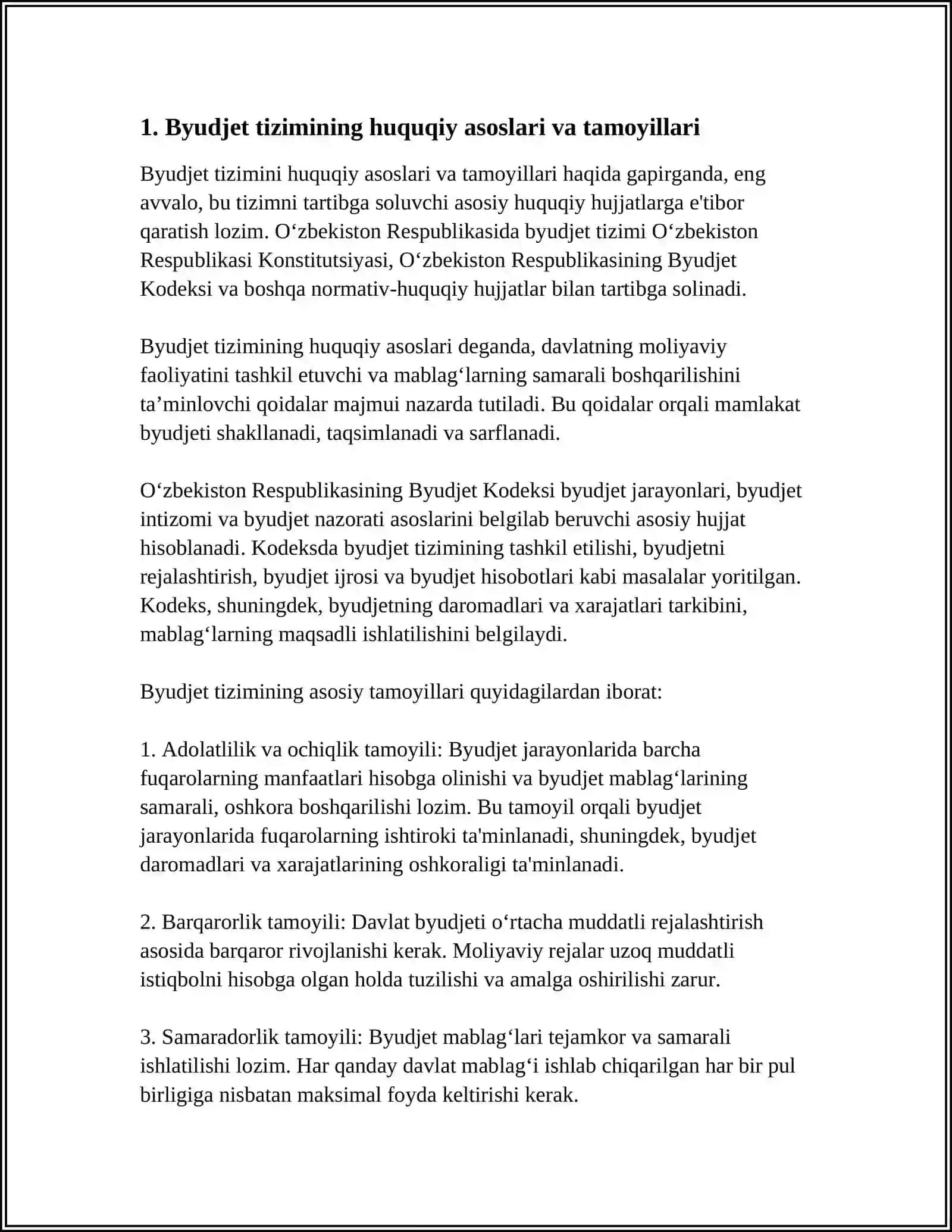BYUDJET TIZIMINING HUQUQIY ASOSLARI 4