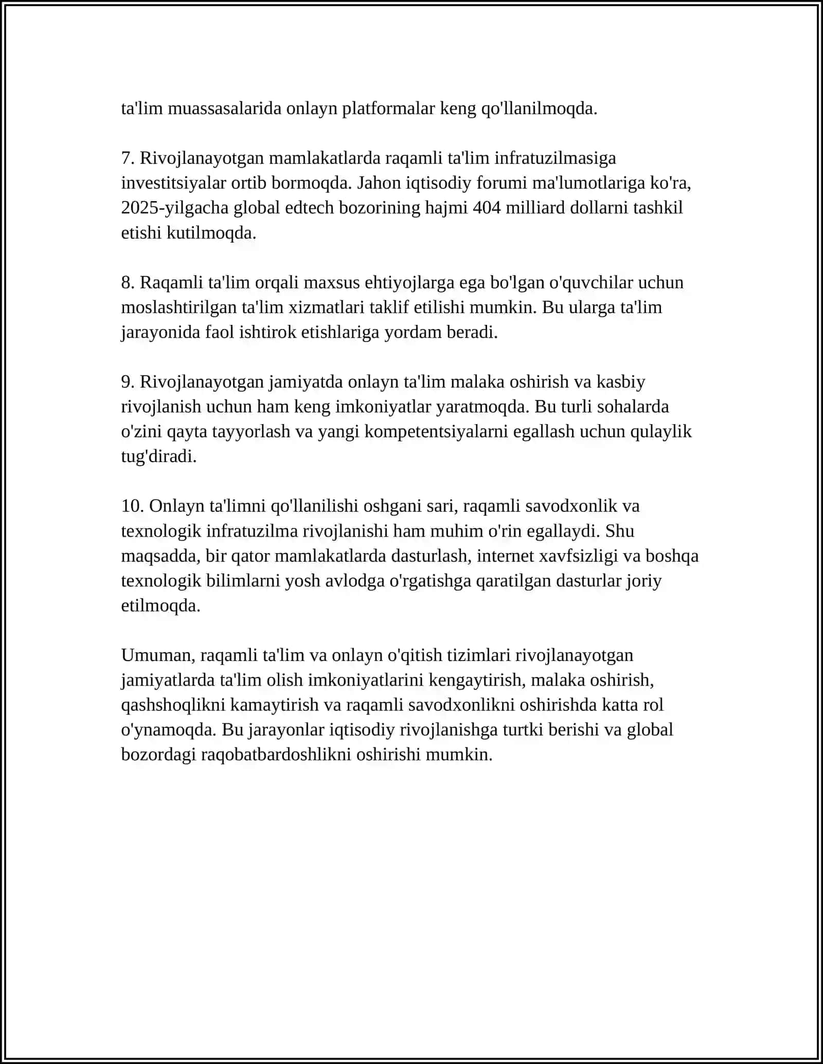 Raqamli Texnologiyalar 4