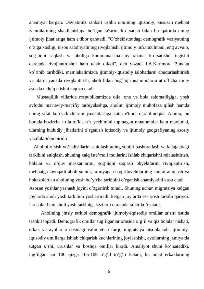 O’zbekistonning demografik salohiyati 4