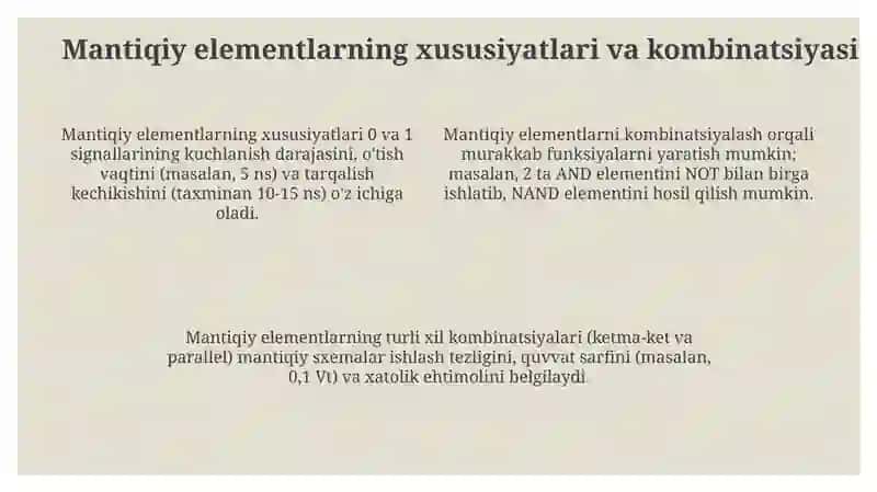Mantiqiy elementlar 4