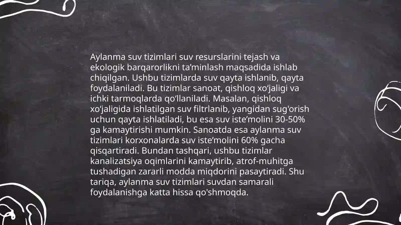 Aylanma suvlar va ularning tozaligi 4