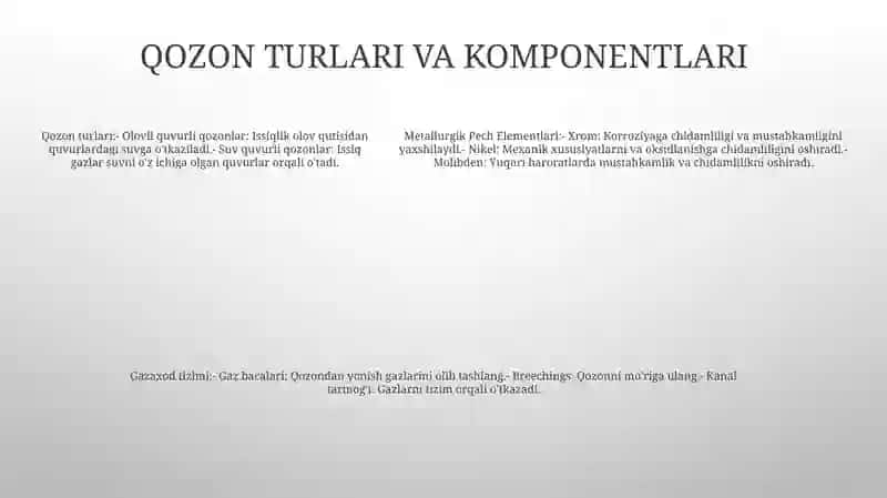 Metallurgik Pech Elementlari Va Gazaxod Sistemasi 4