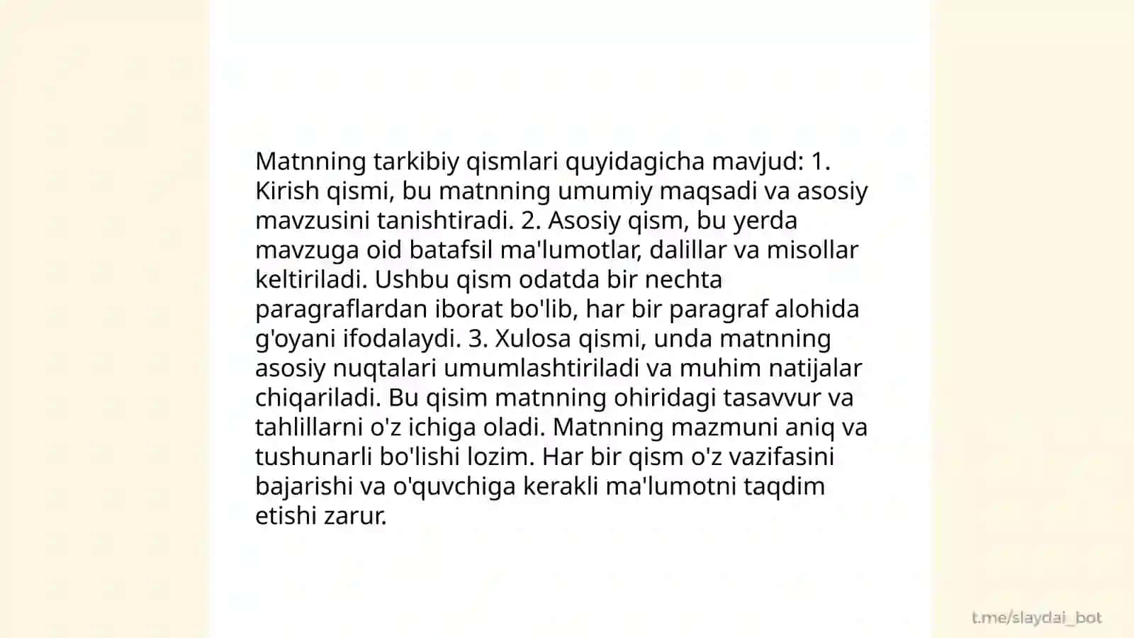 Matn va uning turlari 4