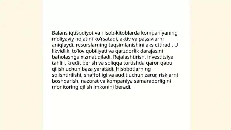 Balans 4