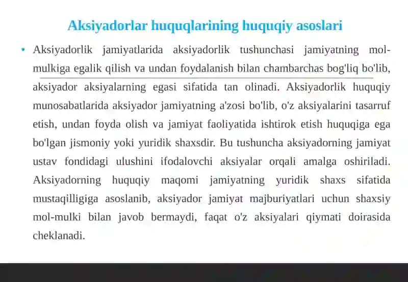 Aksiyadorlarhuquqlari 4