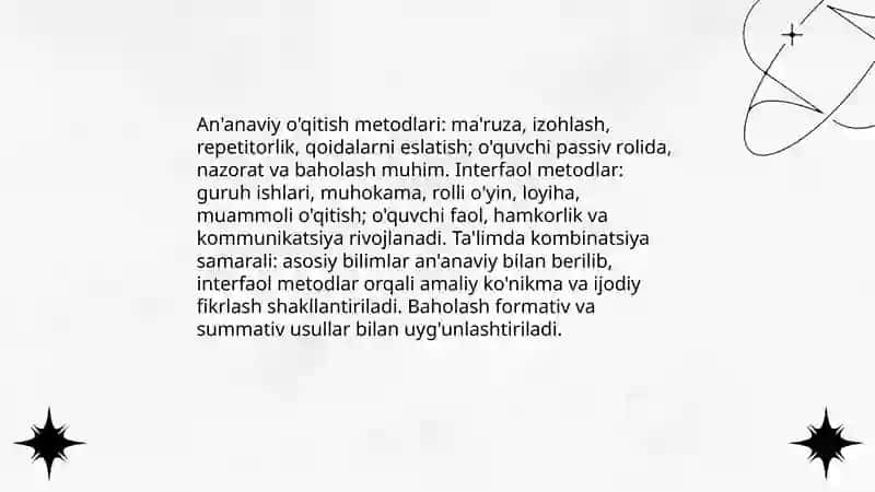 Boshlang'ich sinflarda ta'lim metodlari va vositalari 4