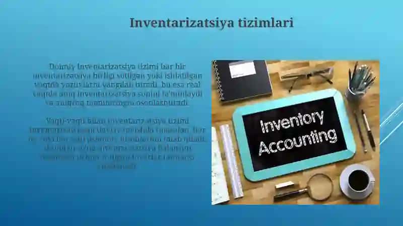 Tovar moddiy zaxiralar hisobi 4