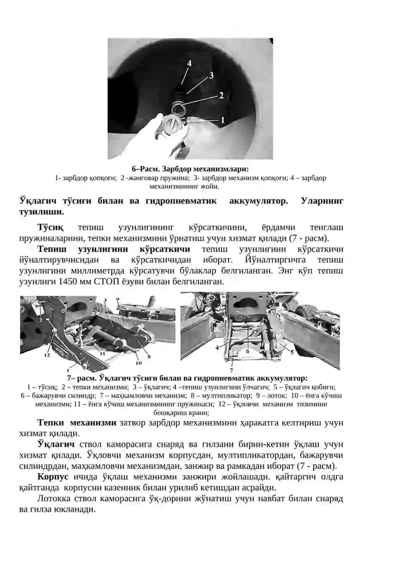 152 мм ли 2А36 “Гиатцинт-Б” тўпи 4