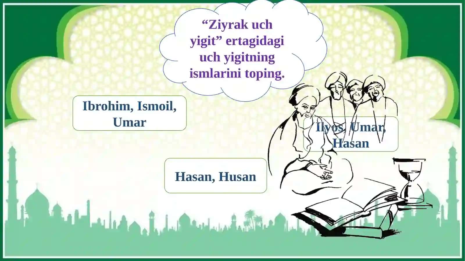 Sinfdan ta'shqari o‘qish 4