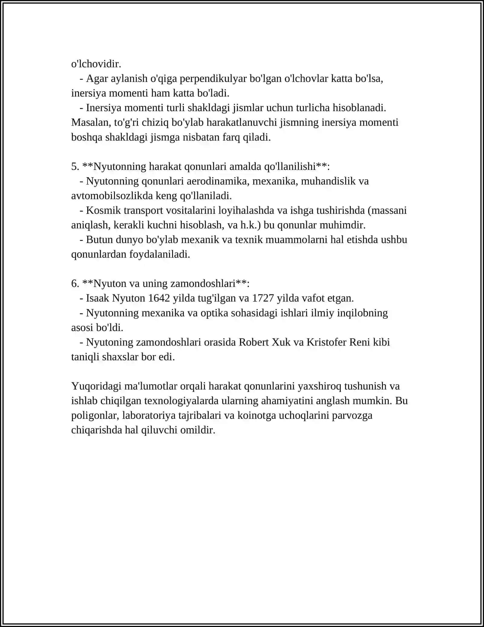 FIZIKA QONUNLARI 4
