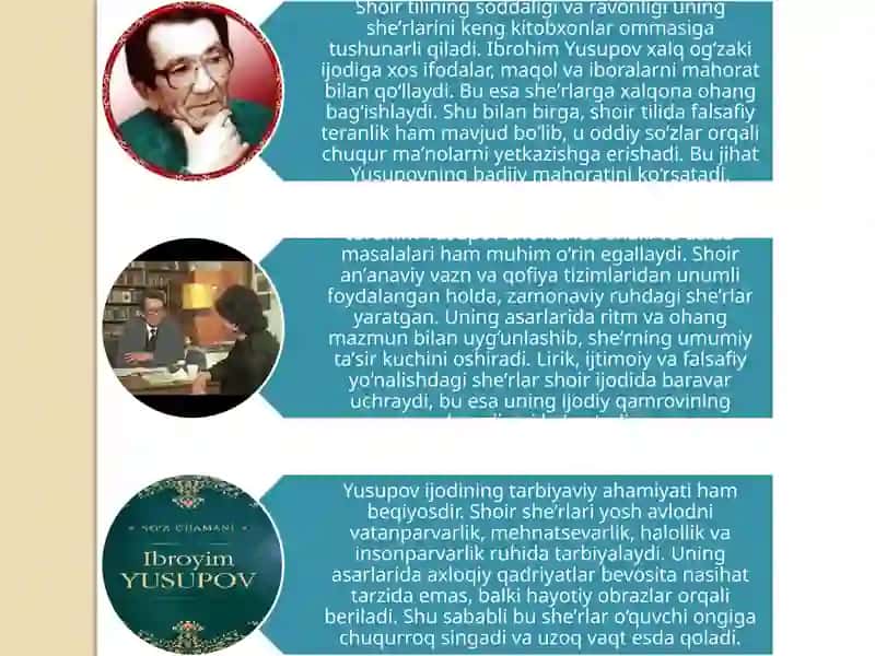 Ibrohim Yusupov sherlar tahlili 4