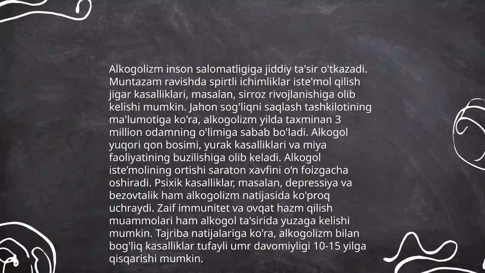 Ichkilikbozlik va alkogolizm 4