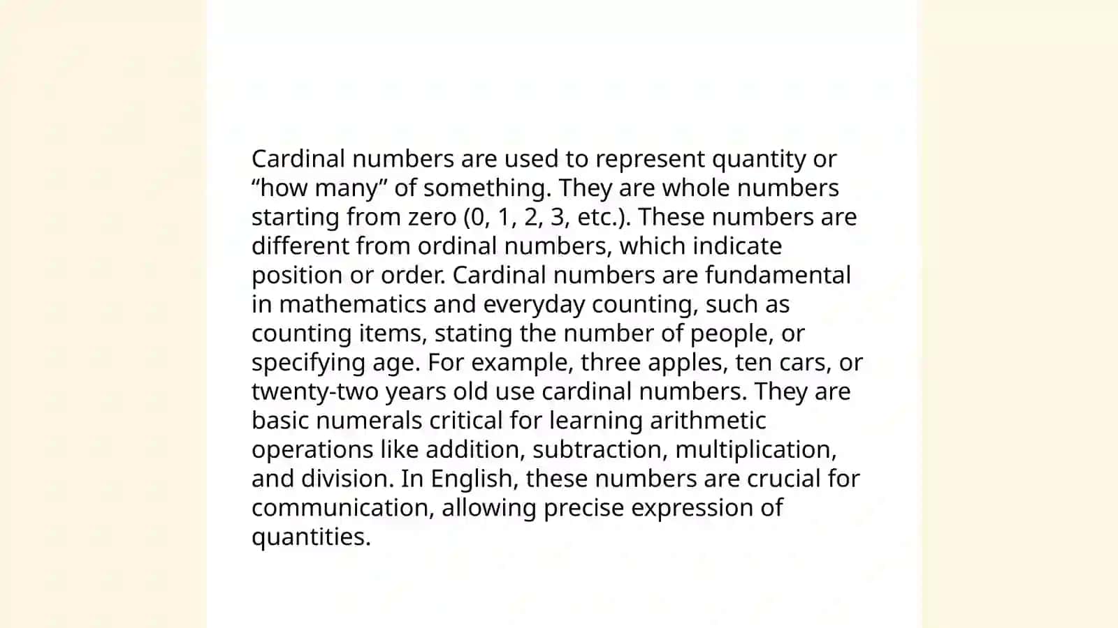Numerals in English 4