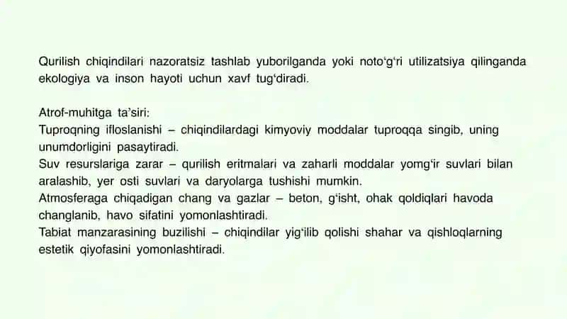 Qurilish chiqindilari 4