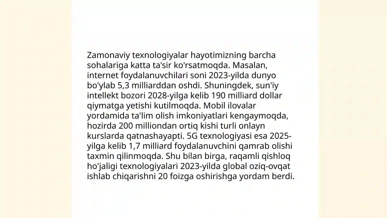 Ta'lim sifatining o'sib borayotgan talablari 4