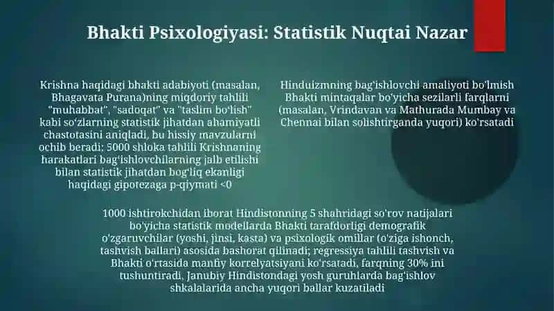 Krishnin Statistik Liilaasi 4