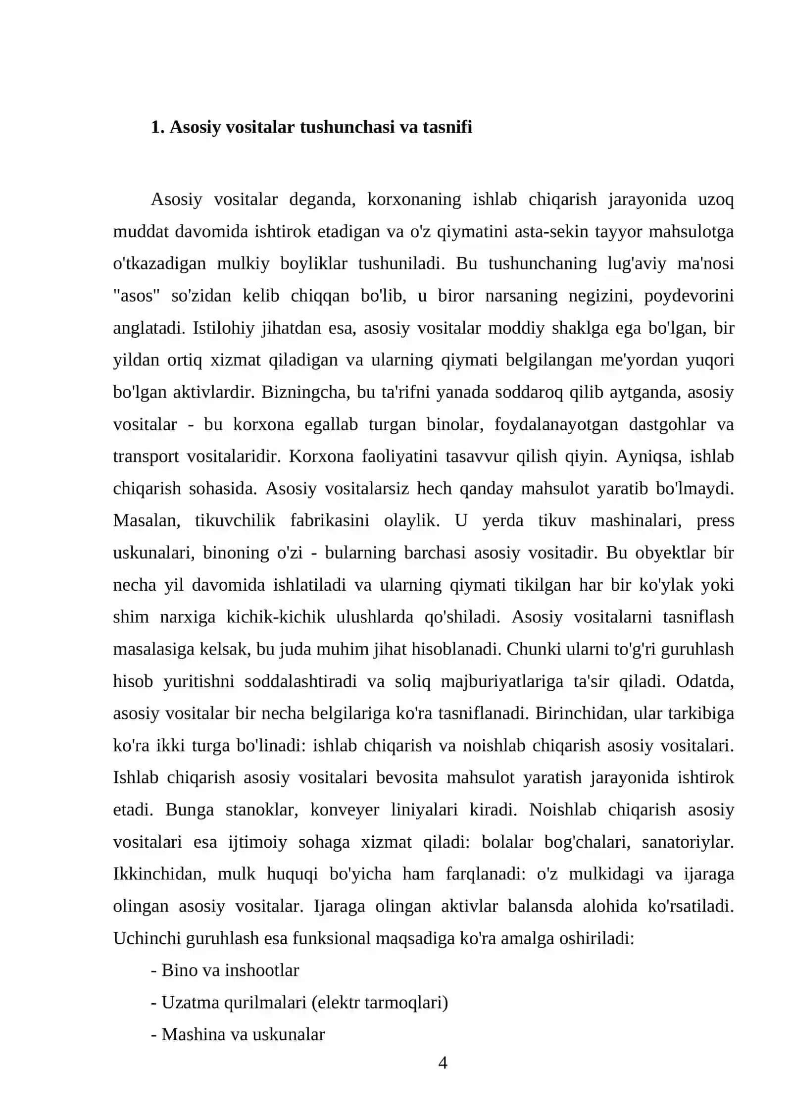 Asosiy vositalar hisobi 4