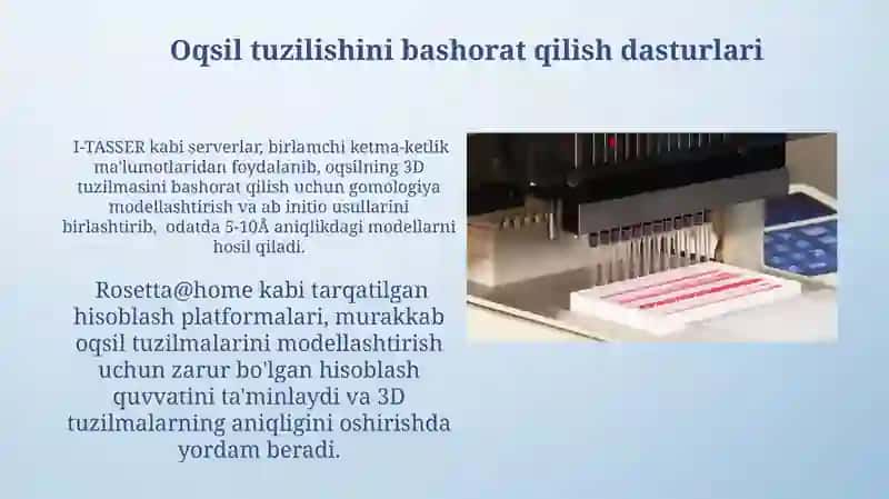 Dori vositalarining olishning bioinformatik vositalari 4