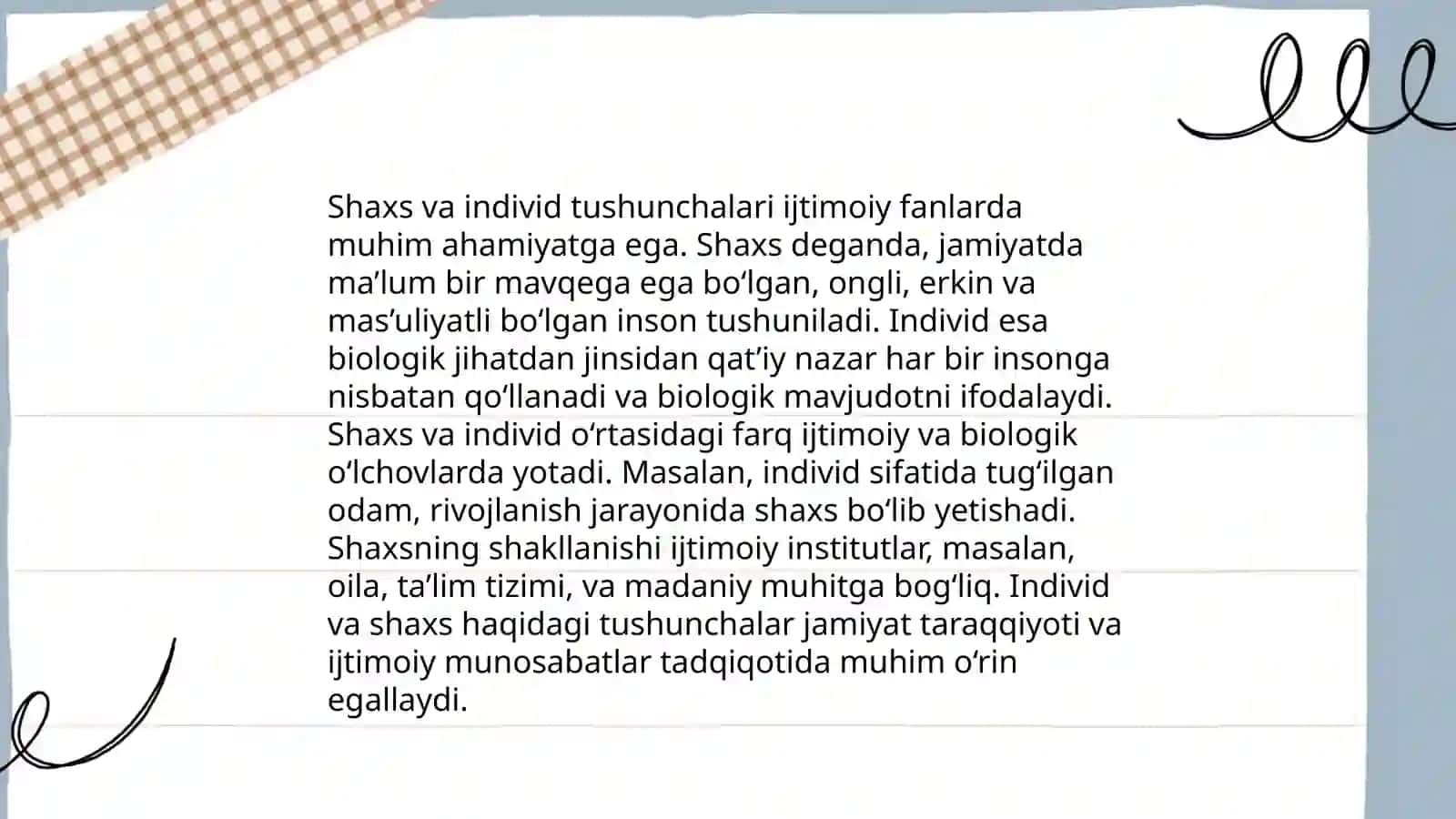 Individ tushunchasi 4