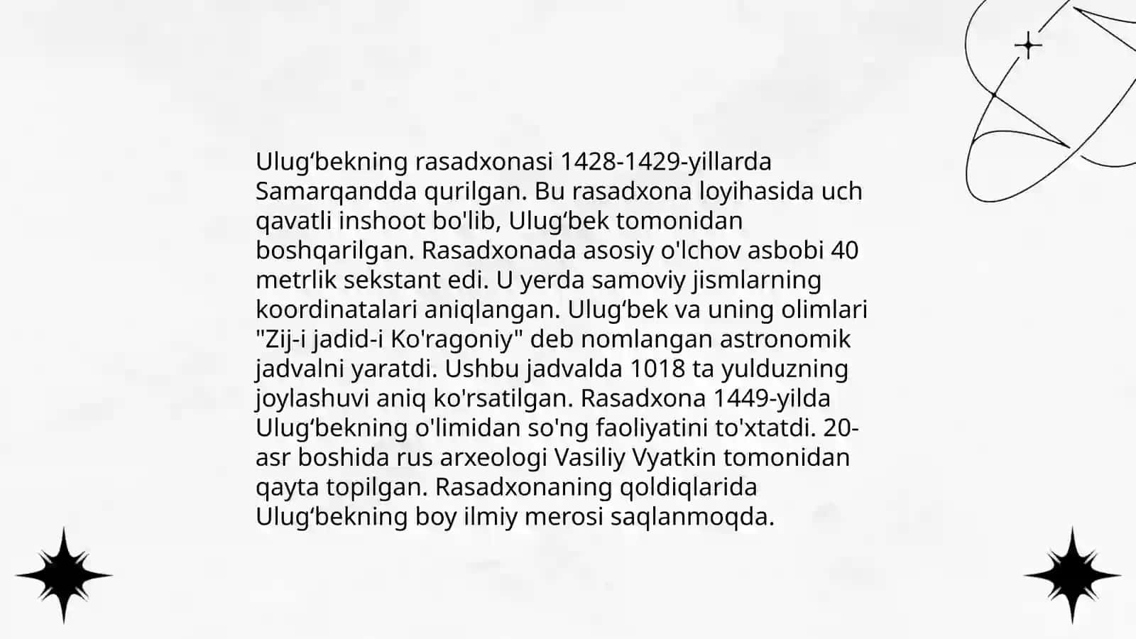 Ulugʻbek - davlat arbobi va buyuk olim 4