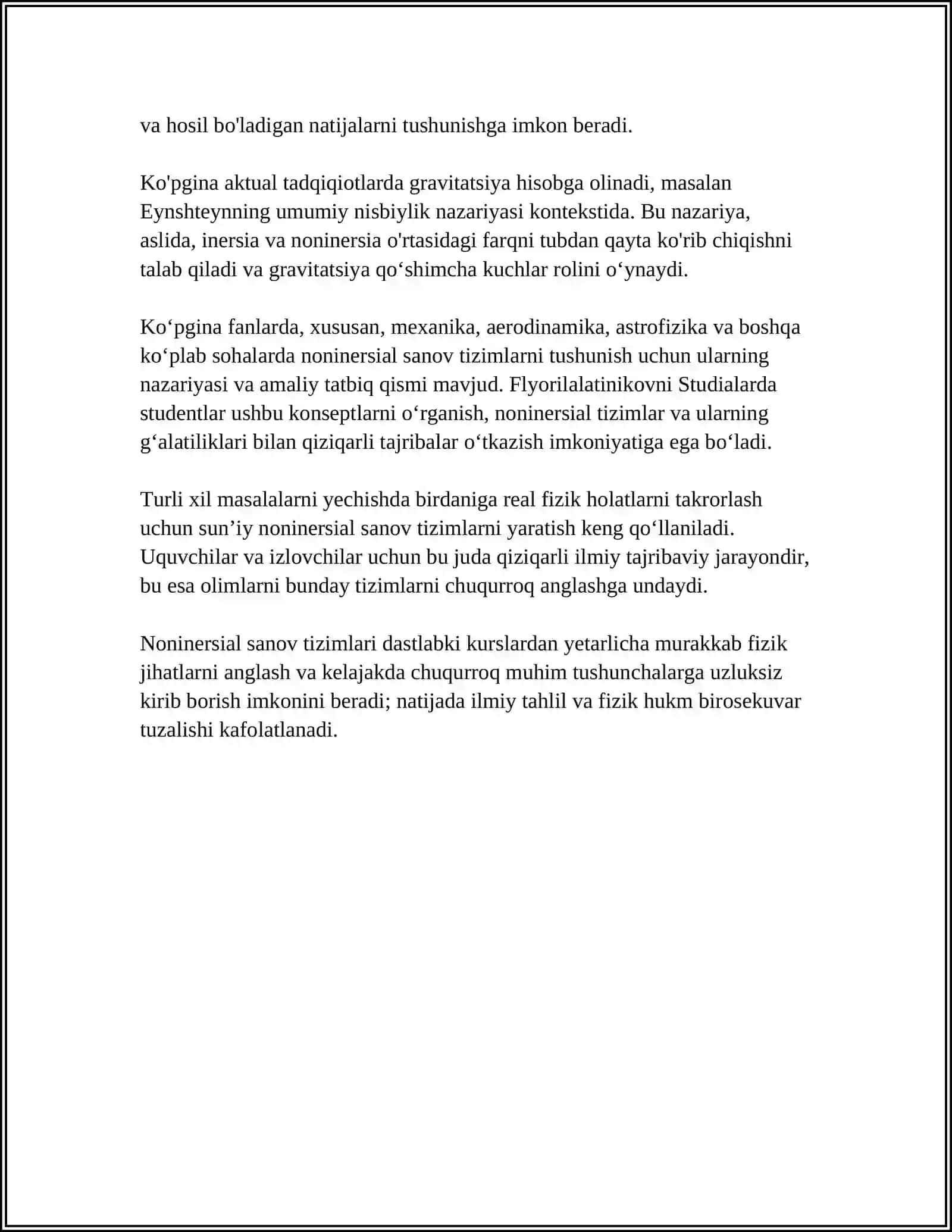 NOINERSIAL SANOQ TIZIMLARIDAGI INERSIYA KUCHLARI 4