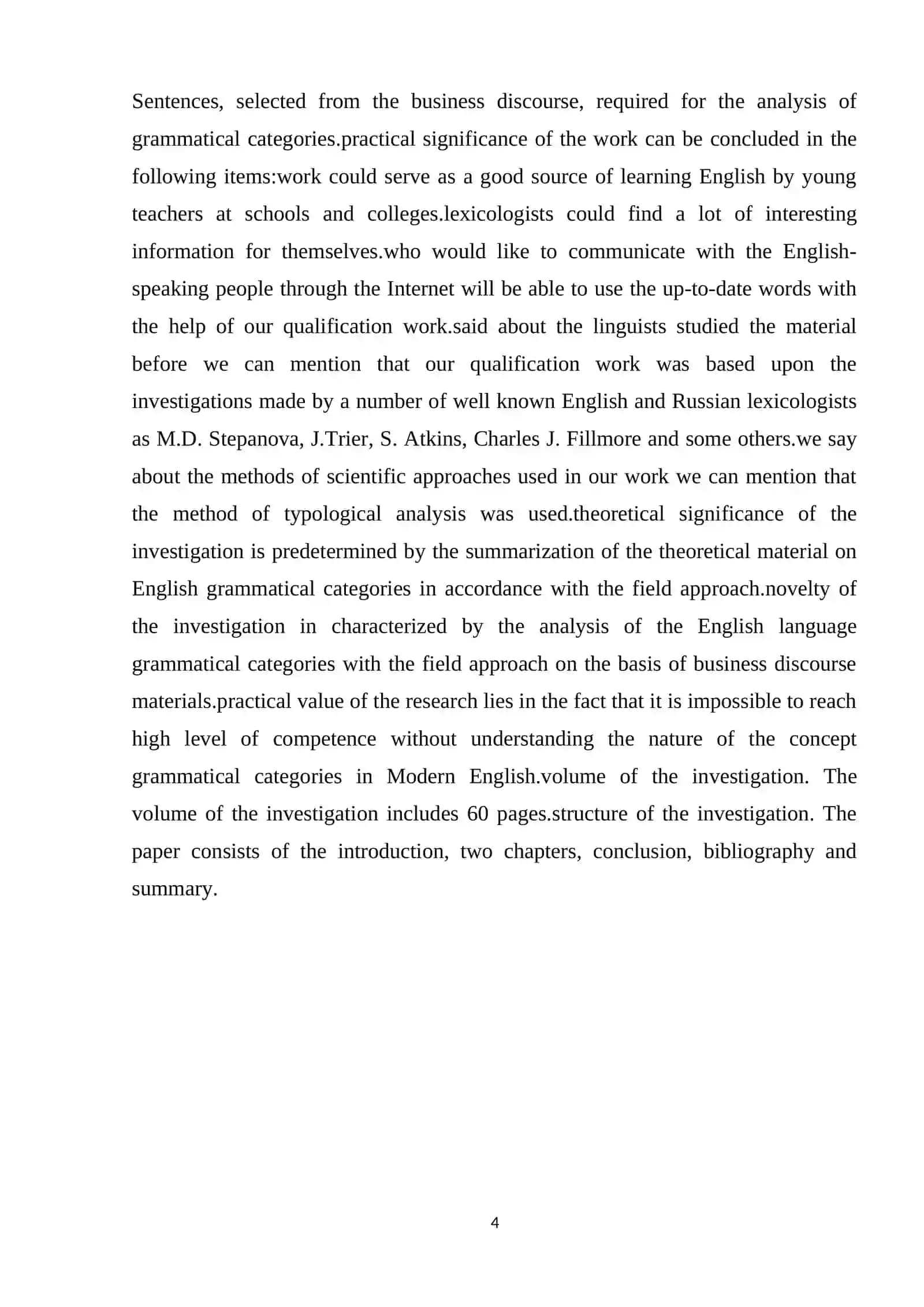 GRAMMATICAL CATEGORIES OF MODERN ENGLISH 4