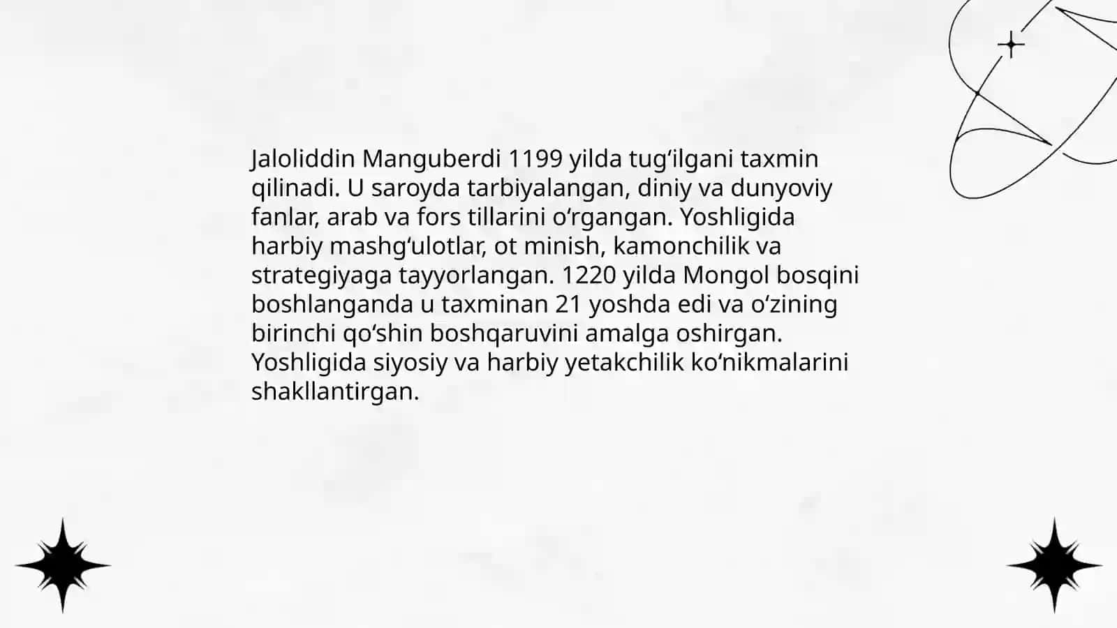 Jaloliddin Manguberdi hayoti va oilasi 4