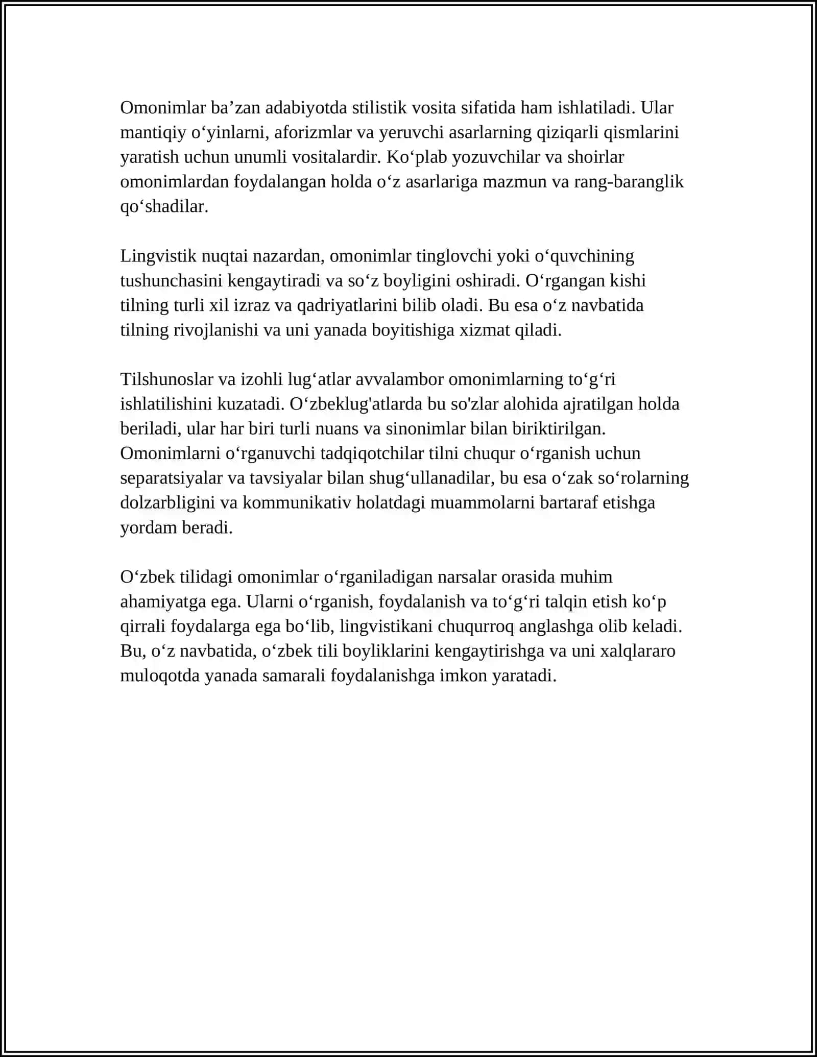LEKSIK SEMANTIK MUNOSABAT TURLARI 4