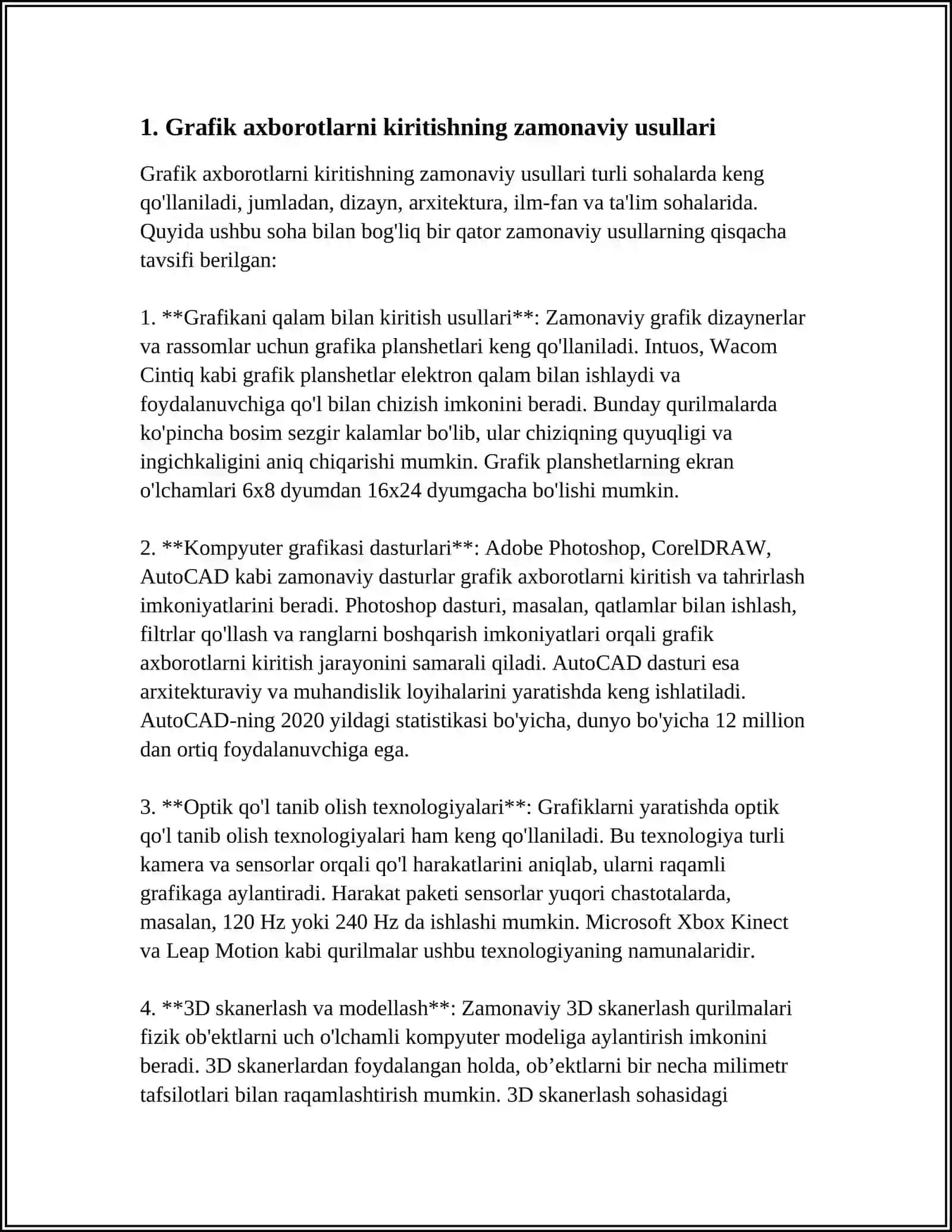 GRAFIK AXBOROTLARNI KIRITISHNI MAXSUS VOSITALARI 4