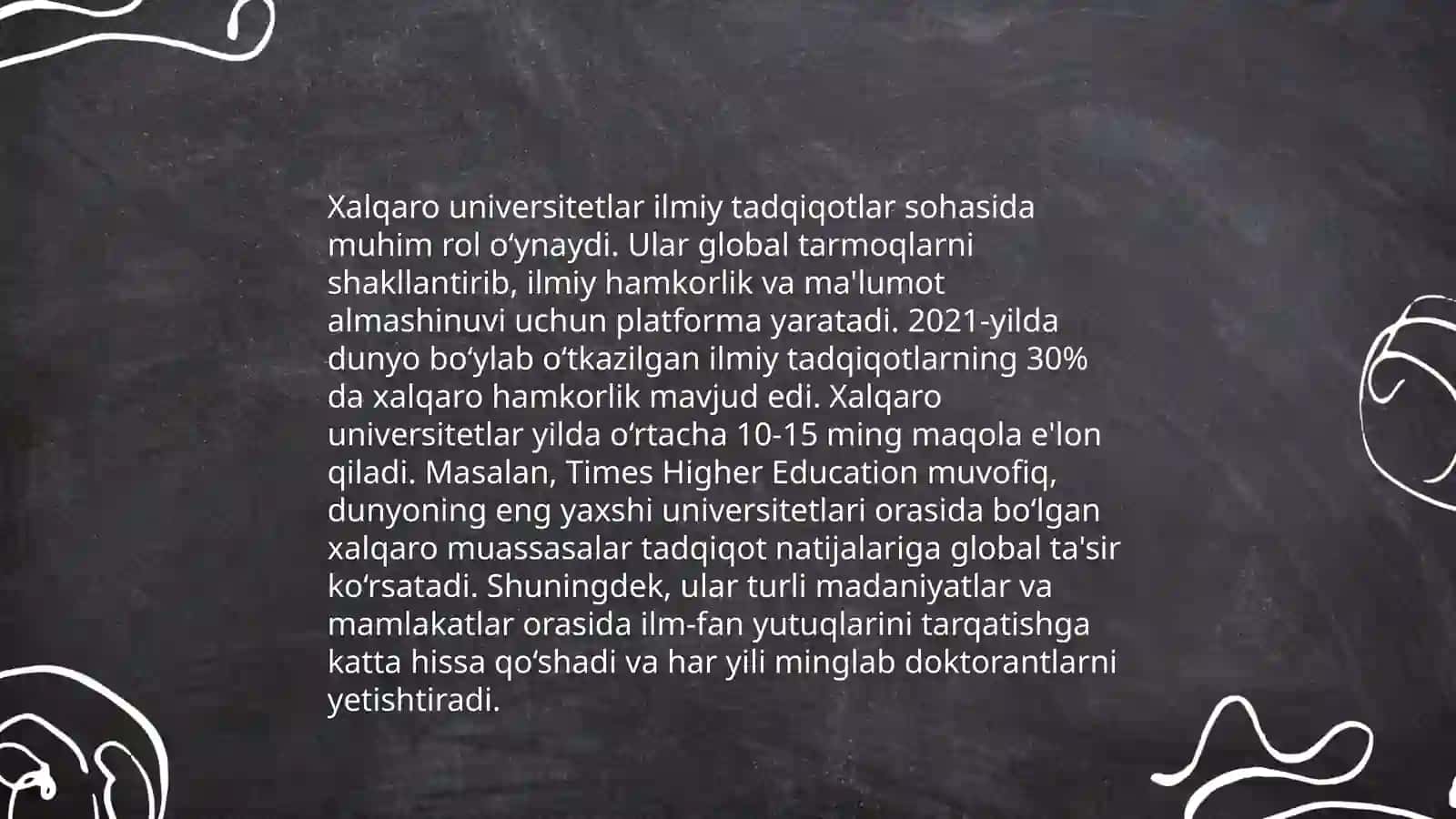 Xalqaro tadqiqotlarning dolzarbligi 4