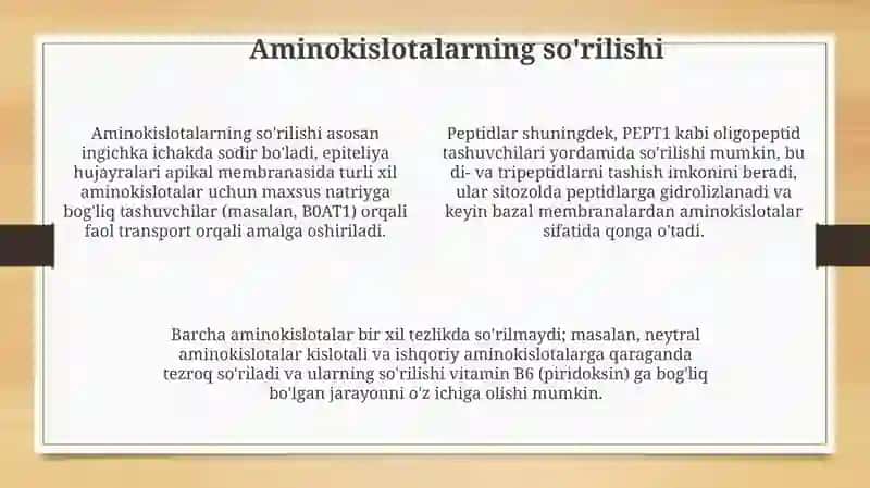 Oqsillar almashinuvi 4