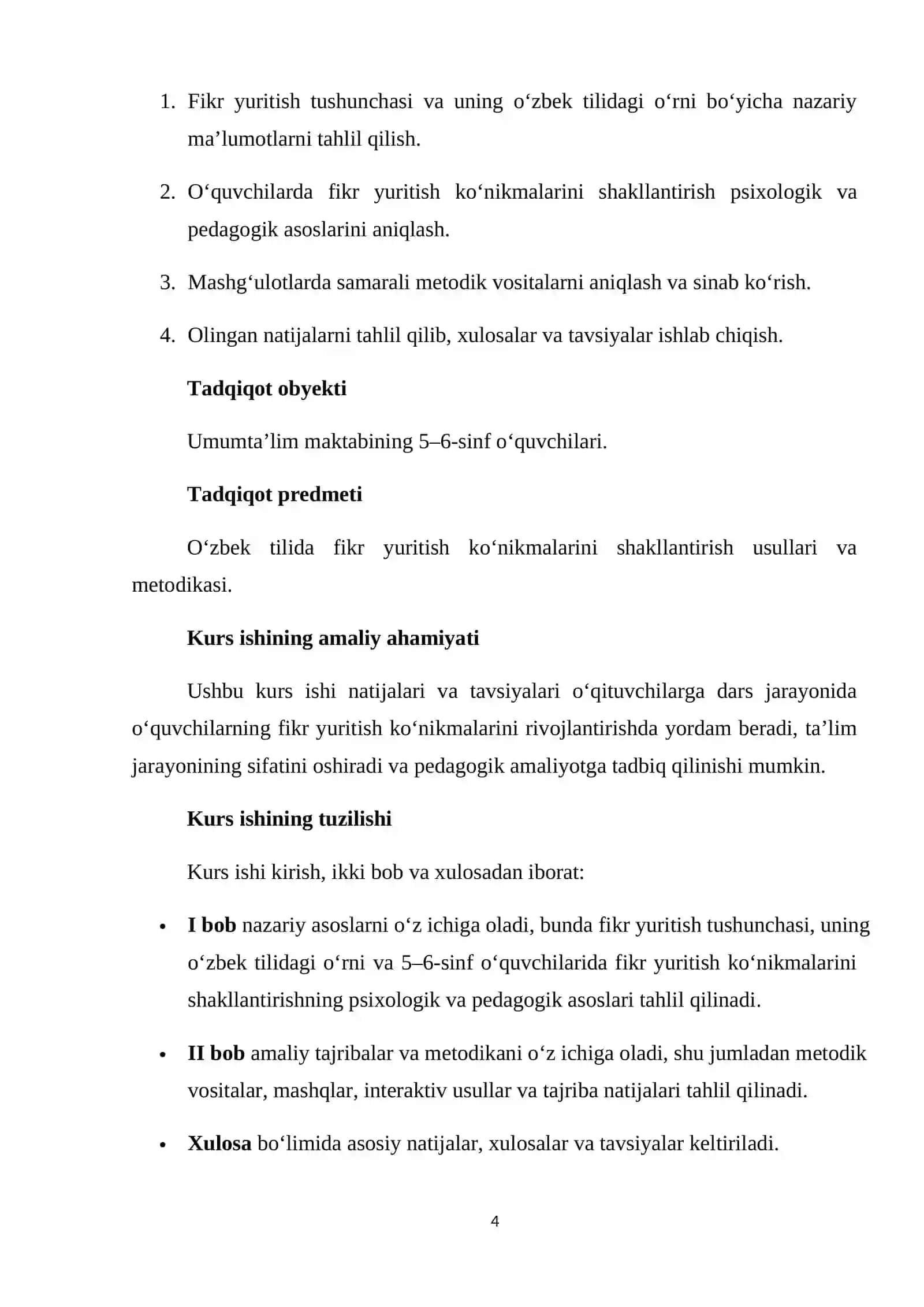 Mamirova Xolidaxon - "O‘zbek tilini o‘qitish metodikasi" kursi 4