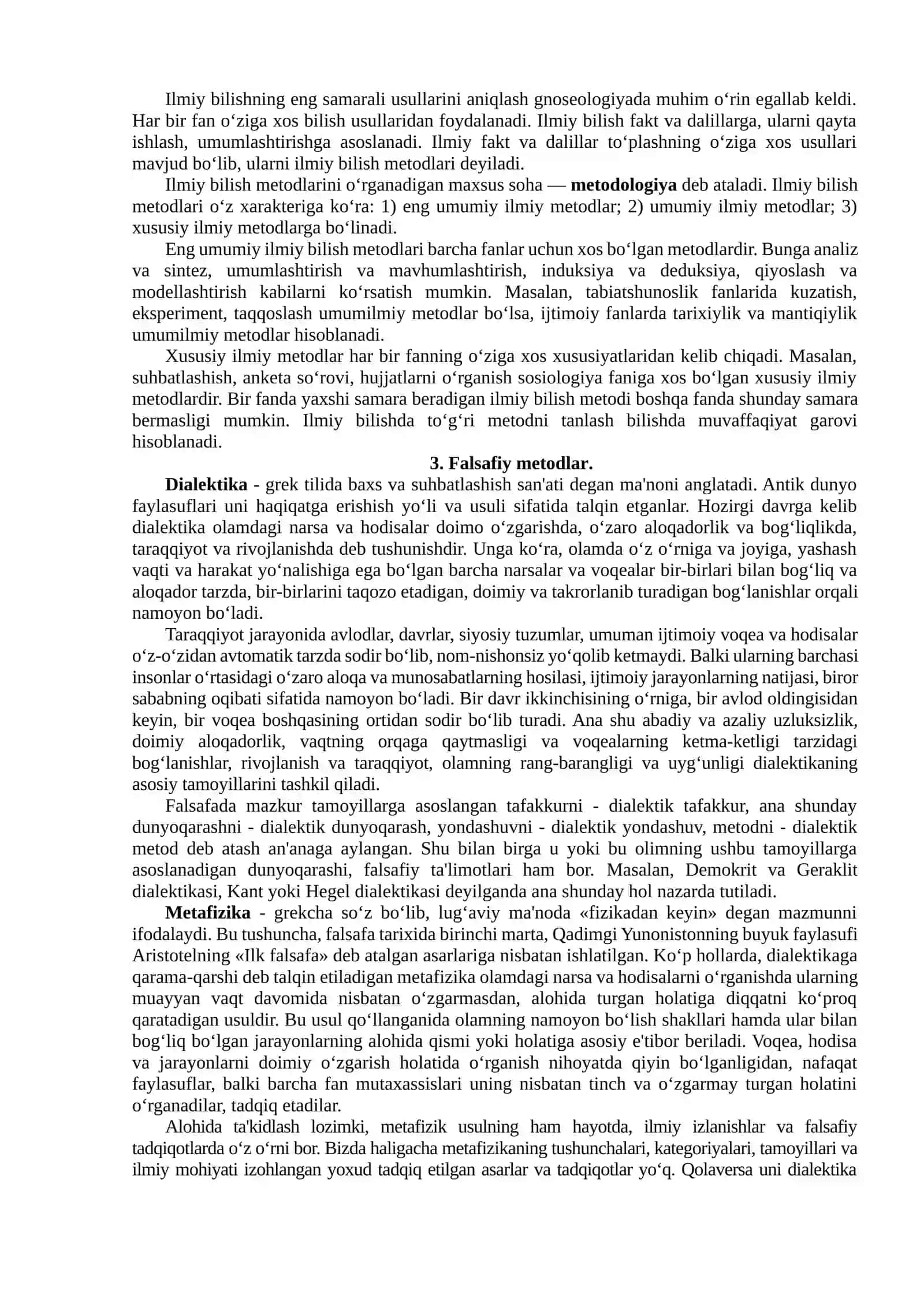 Bilish falsafasi (Gnoseologiya) 4
