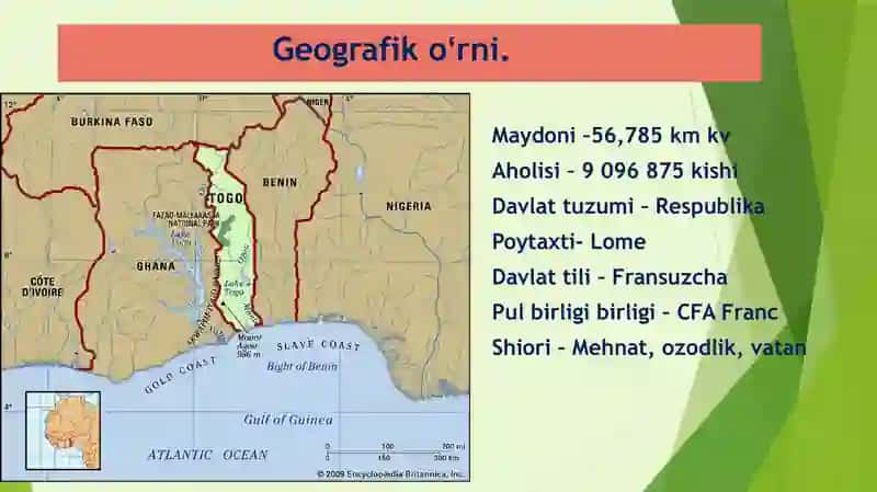 Taqdimot. Mavzu: Togo Respublikasi 4