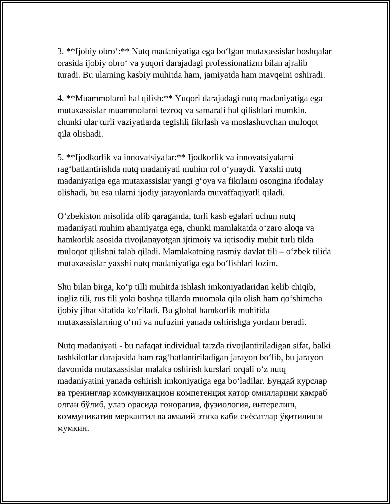 MUTAXASSISLARNING NUTQ MADANIYATI.ME'YOR TUSHUNCHASI 4