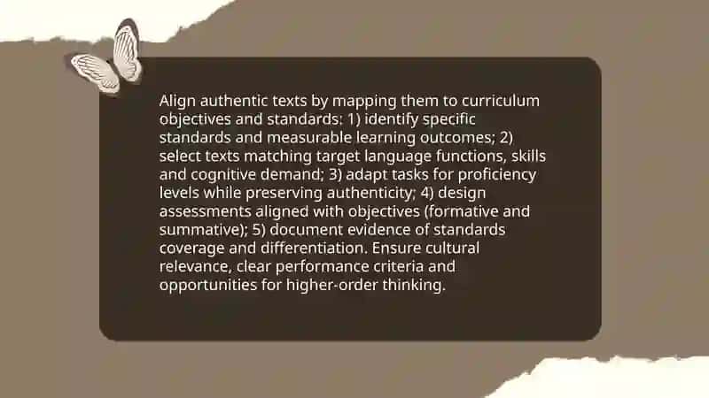 Choosing and Applying Reading Materials in the Classroom Role of Authentic Materials 4