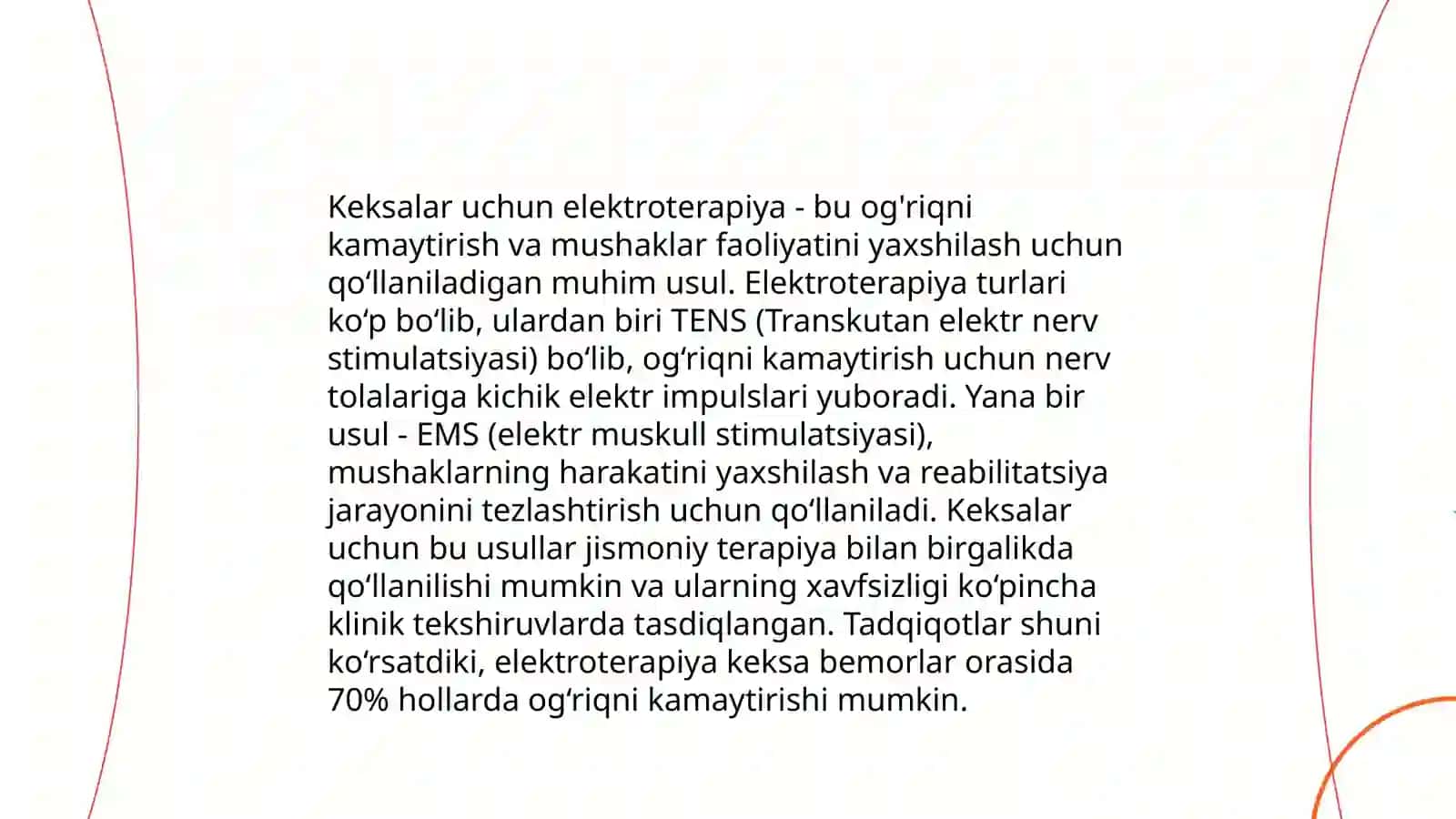 Yoshi kattalarda fizioterapiya 4
