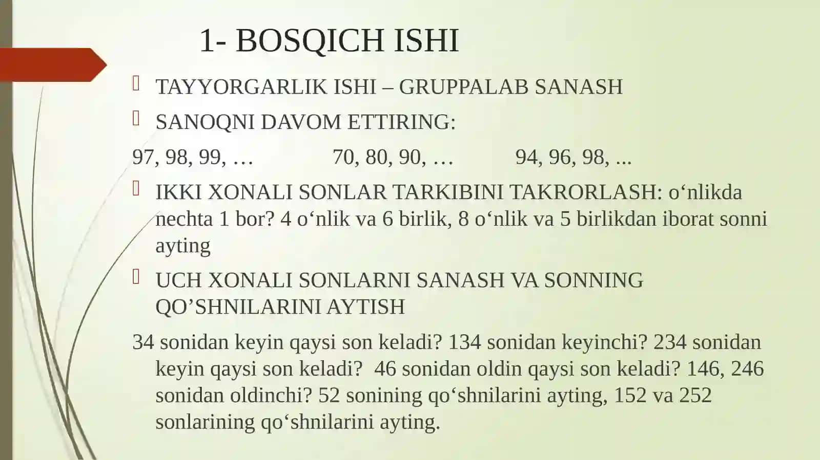 Ko‘p xonali sonlarni nоmerlashga o‘rgatish metodikasi 4