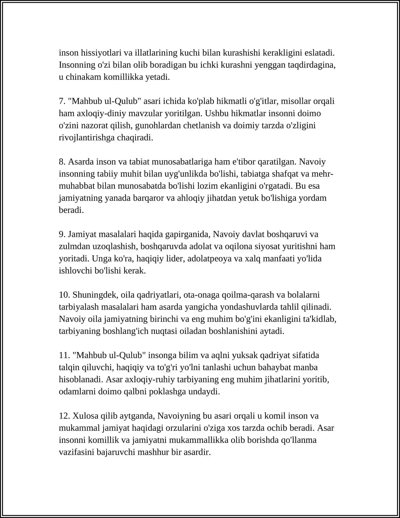 MAHBUB ULQULUB 4