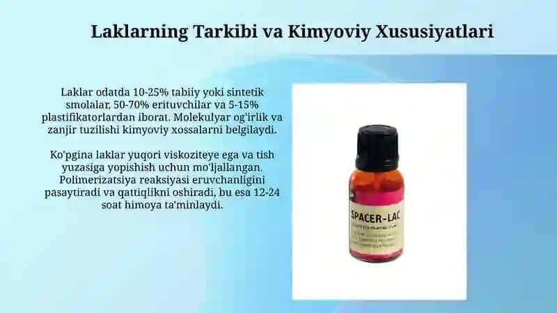Tish Laklarining Tarixi va Rivojlanishi 4