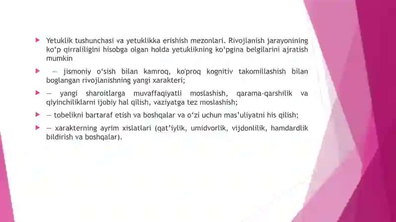 Yetuklik davri psixologiyasi 4