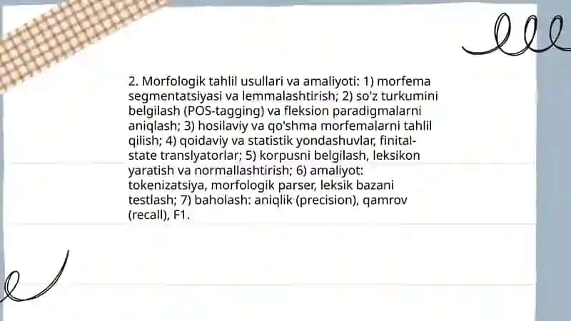 Lingvistik tahlil metodlari 4