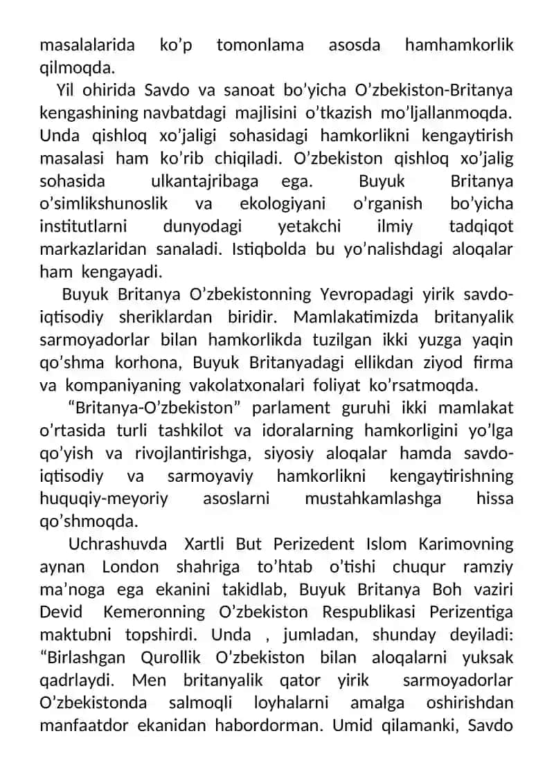BMT Bosh Assambleyasining Ming yillik rivojlanish maqsadlari 4