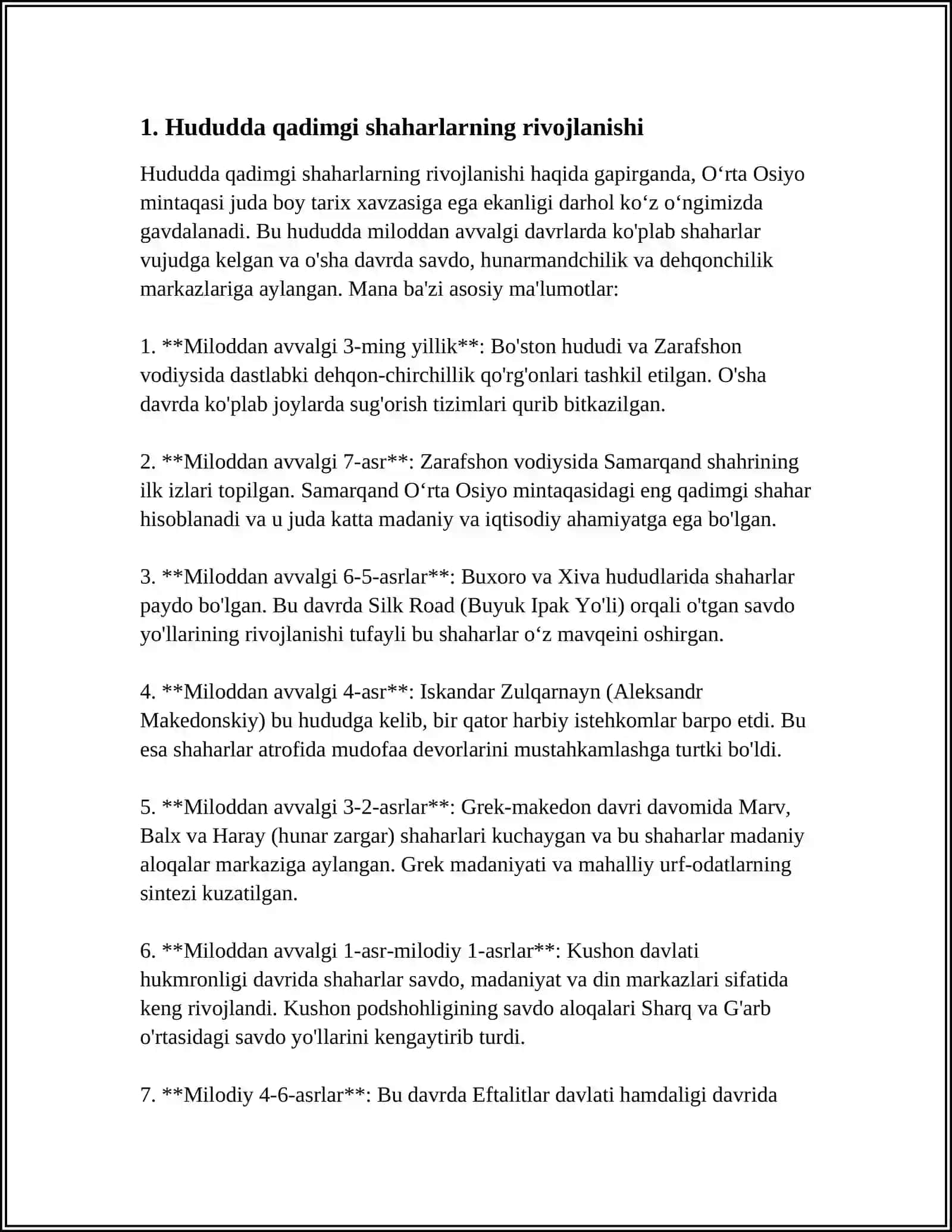 14. 15 ASRLARDA MAMLAKATIMIZ HUDUDIDA RÓY BERGAN MADANIY UYGONISH 4