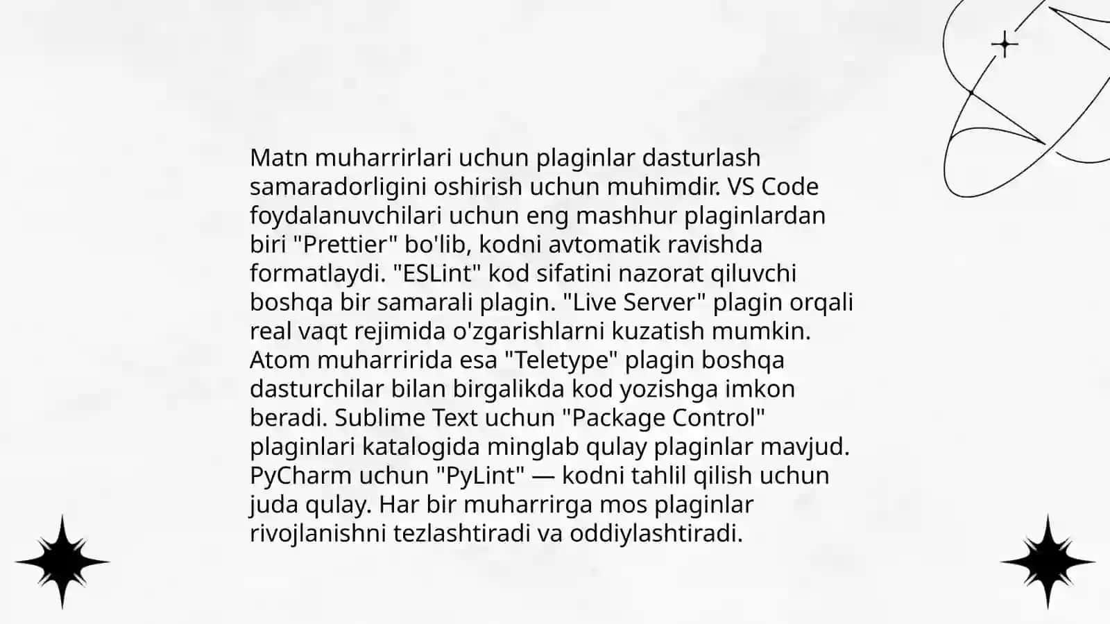 Matn muharrirlari va imkoniyatlari 4